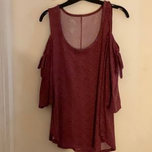 Maurices 24/7 Cold Shoulder Top